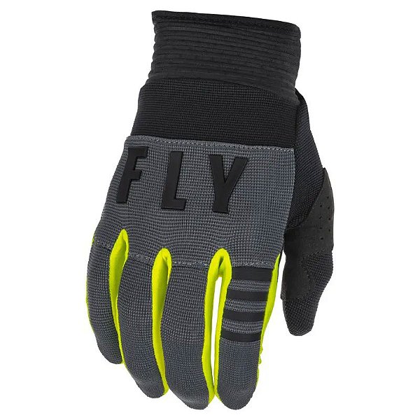Luva Fly F16 22 Infantil Cinza/Preto/Fluor