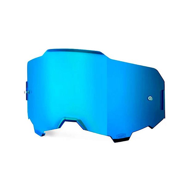 Lente 100% Armega Espelhada Azul