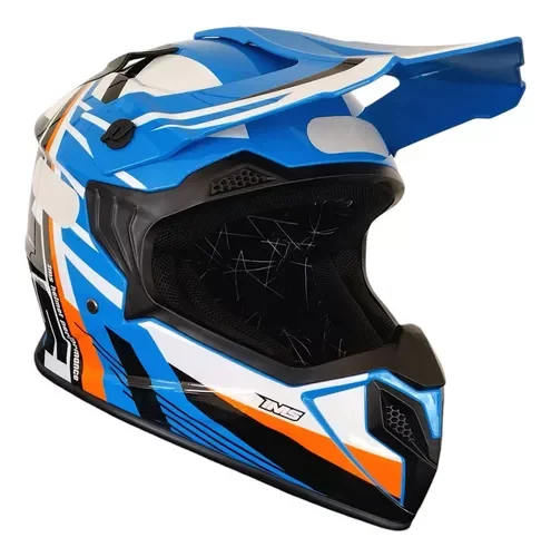 Capacete Ims Revo Infantil Azul/Preto/Branco