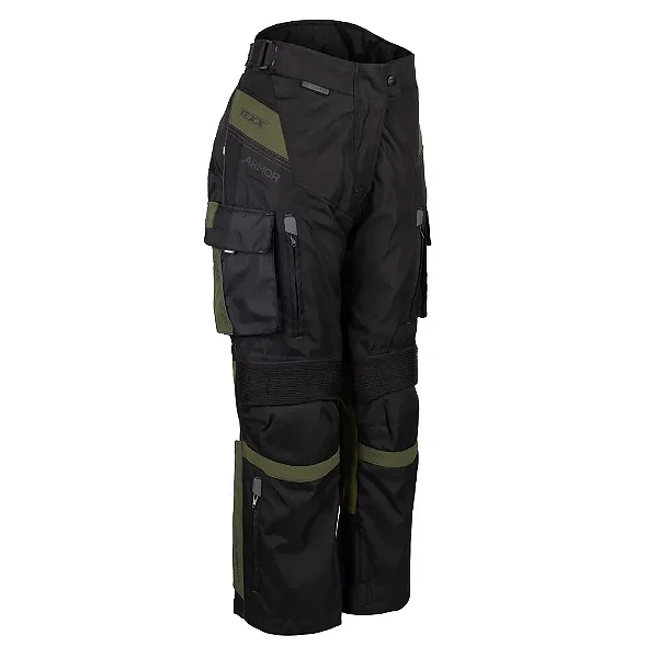 Calça Feminina Texx Armor Lady - Preto/Verde