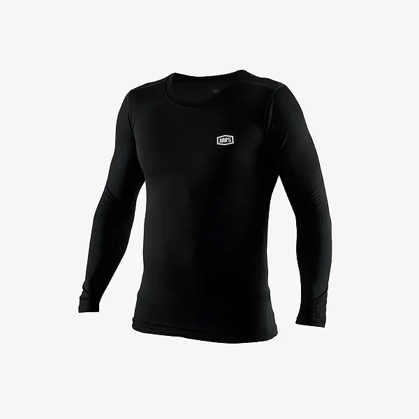 Camisa 100% Basecamp Long Sleeve Segunda Pele Preto