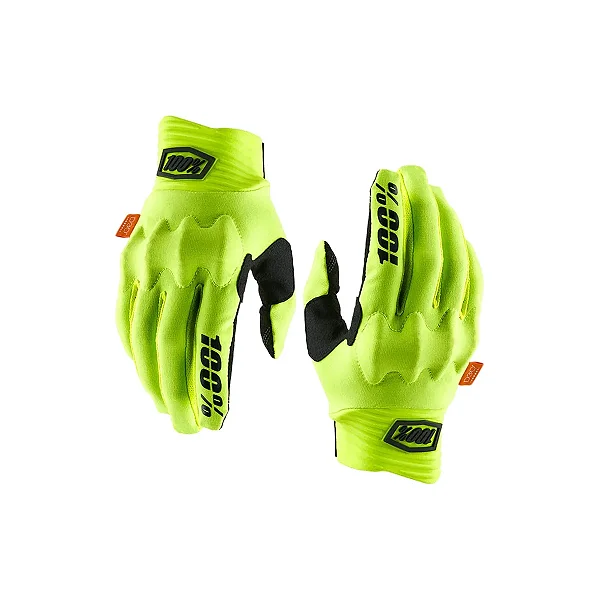 Luva 100% Cognito D30 Amarelo Fluor/Preto