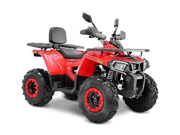 Quadriciclo MXF Attack 200cc Com Partida Elétrica 4T - Vermelho