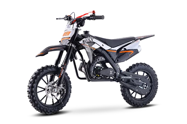 Moto MXF Ferinha 49cc Com Partida Elétrica 2T - Laranja