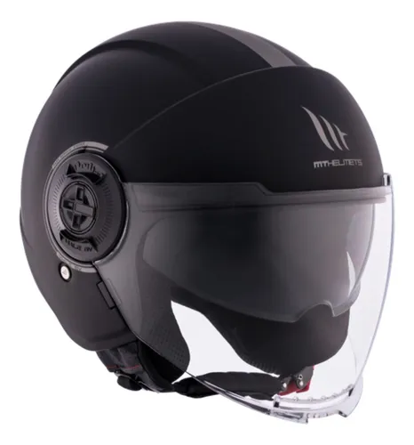 Capacete MT Helmets Viale SV S Solido A1 Negro Mate