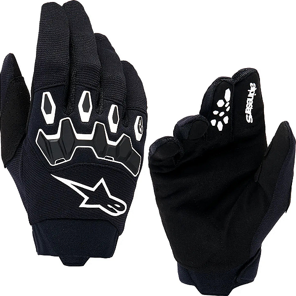 Luva Alpinestars Full Bore V2 Preto / Branco