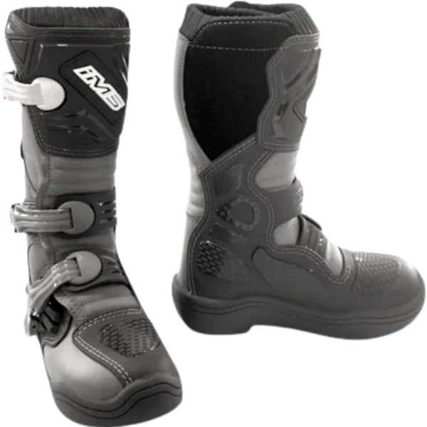 Bota IMS Track Infantil Kids Preto Cinza