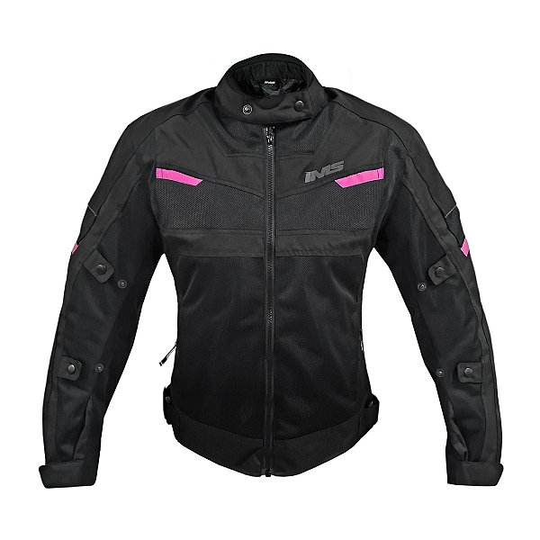 Jaqueta IMS Street Summer Mesh 2025 - Preta / Rosa