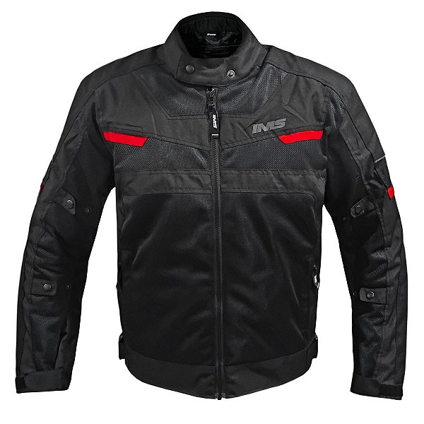 Jaqueta IMS Street Summer Mesh 2025 - Preta / Vermelho