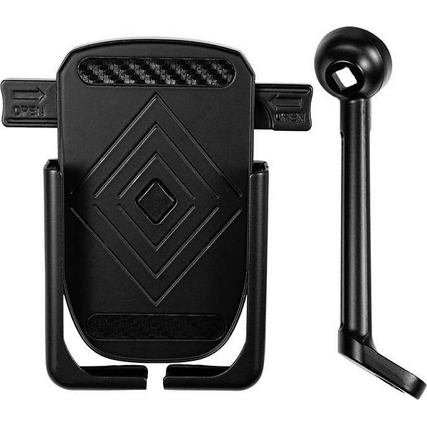 Suporte Celular GP Tech Smartphone Motocom MT500-2 Retrovisor Preto