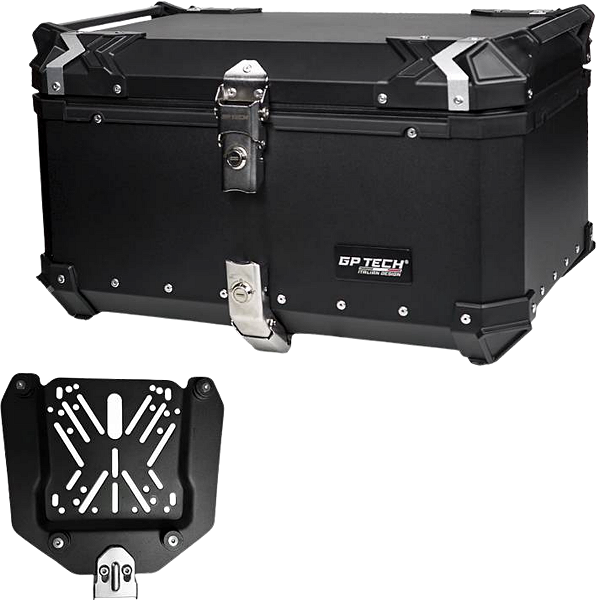 Bau Bauleto GP Tech Traseiro Aluminio Preto M65 65 Litros