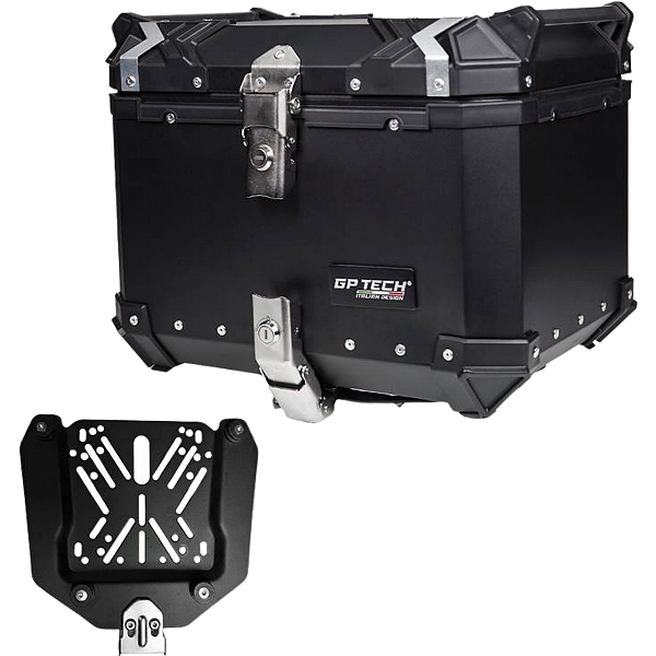 Bau Bauleto GP Tech Traseiro Aluminio Preto M45 45 Litros