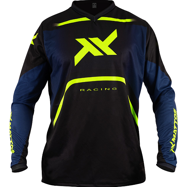 Camisa Mattos Racing Spirit Marinho / Fluor