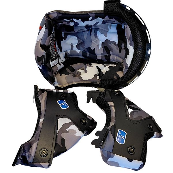 Forro / Pads do Capacete Mattos Racing Atomic Preto