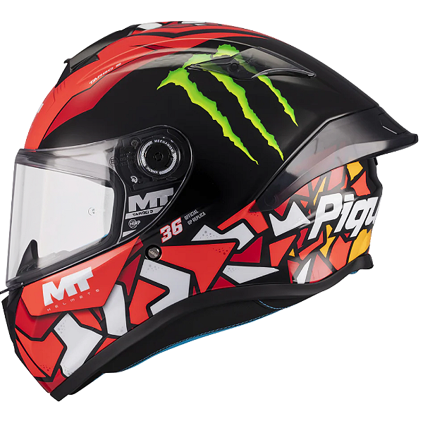 Capacete MT Helmets Targo S Piqueras B5 - Brilhante