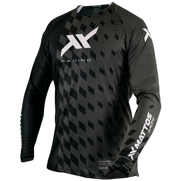 Camisa Mattos Racing Pro Grid - Preto