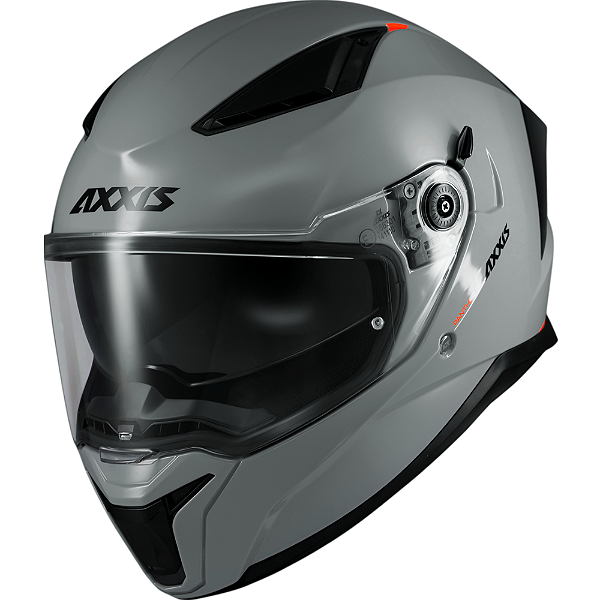 Capacete Axxis Panther Solid A12 Cinza Brilhante