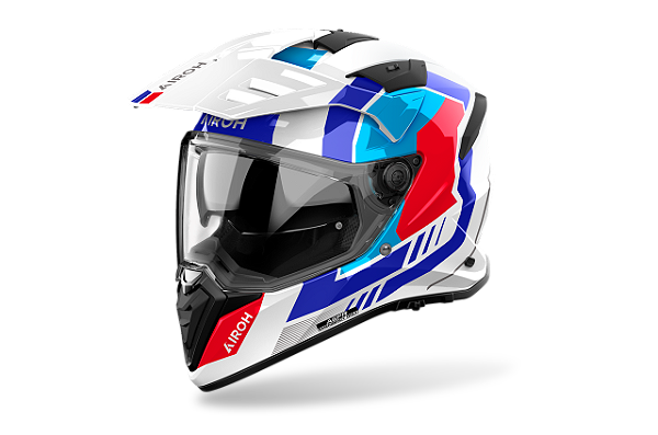 Capacete Airoh Bandit Horn White Gloss - CABHWG