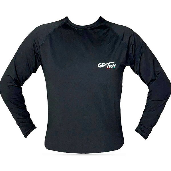 Segunda Pele Blusa Feminina GP Tech Preta - SPBFGPT