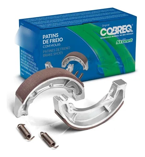 Patins de Freio com Molas Cobreq Biz Bros XLS 0320-CP