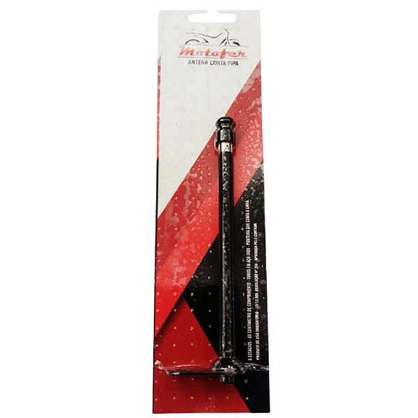 Antena Corta Pipa Retrovisor 6 Estágios Inox PT M6A - 81167