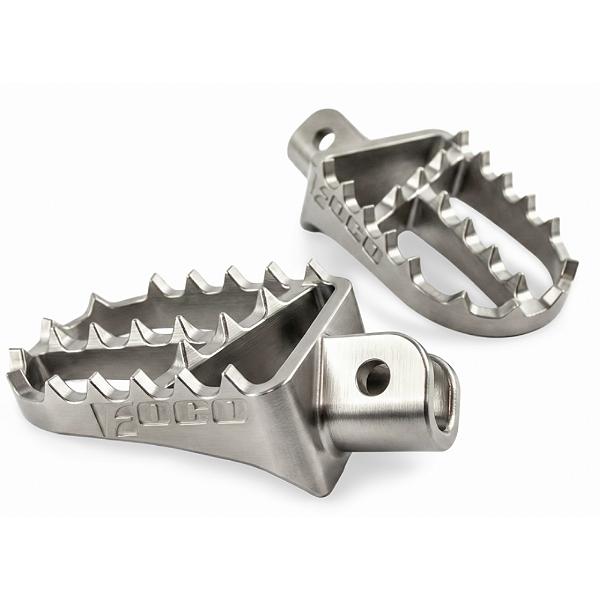 Pedaleira Prata CRF230/250F XR200/250 XRE300 FALCON Foco Rac