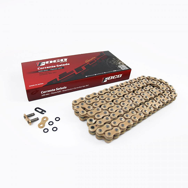 Corrente de Transmissão c/ Retentor PAS 520 120 ELOS Con SKJ