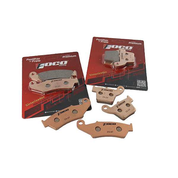 Pastilhas de Freio Dianteira Sinterizadas CRF250F Foco