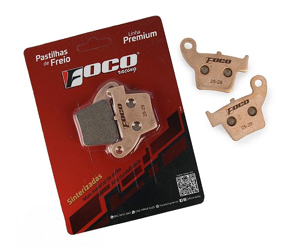 Pastilhas de Freio Traseira Sinterizadas CRF 250F Foco