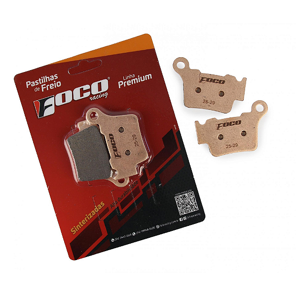 Pastilhas de Freio Traseira Sinterizadas KXF Foco Racing