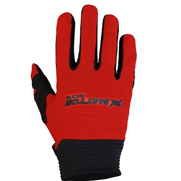 Luva Mattos Racing Striker Infantil Vermelho - G