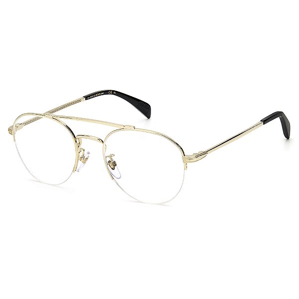 Armação De Óculos David Beckham - DB 7014 J5G - 51 Dourado