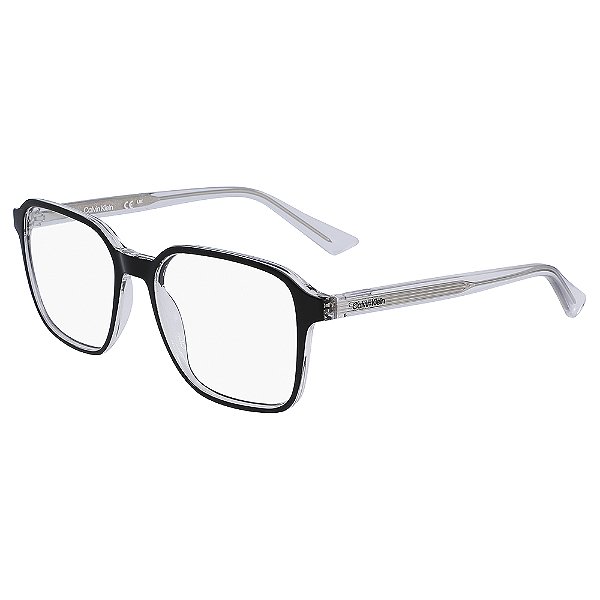Armação de Óculos Calvin Klein CK23524 001 - Preto 52
