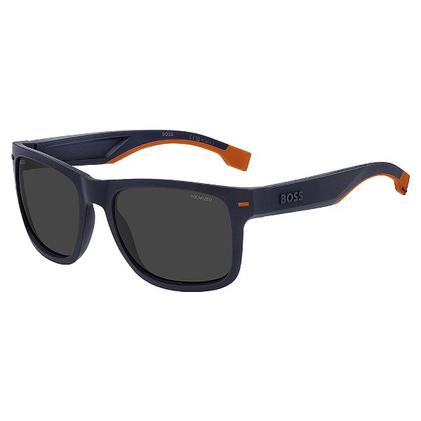 Óculos de Sol Hugo Boss 1496/S LOX - Azul 55 - Sustentável
