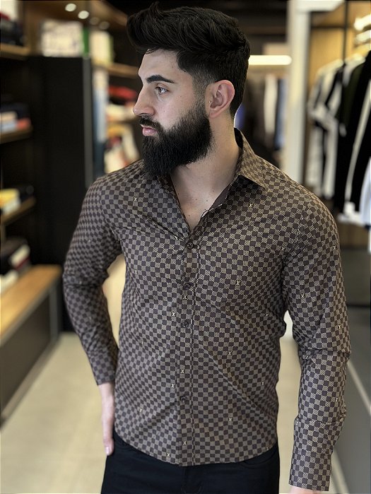 Camisa Social Louis Vitton