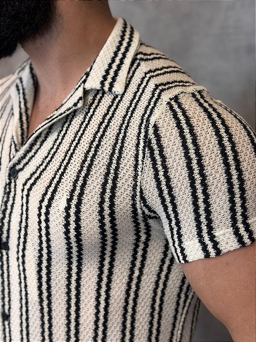 Camisa Resort listrada