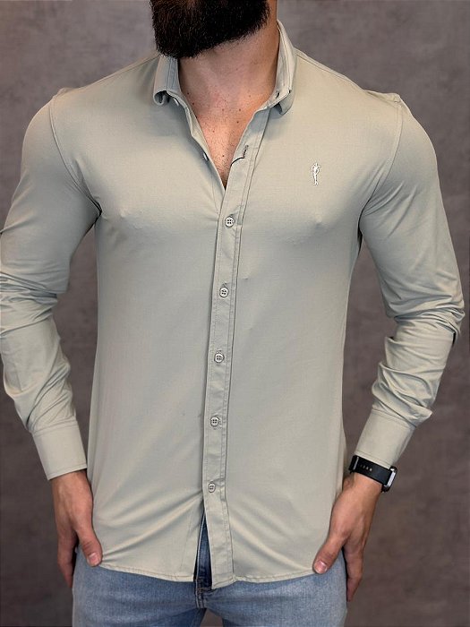 Camisa Social Zip Off