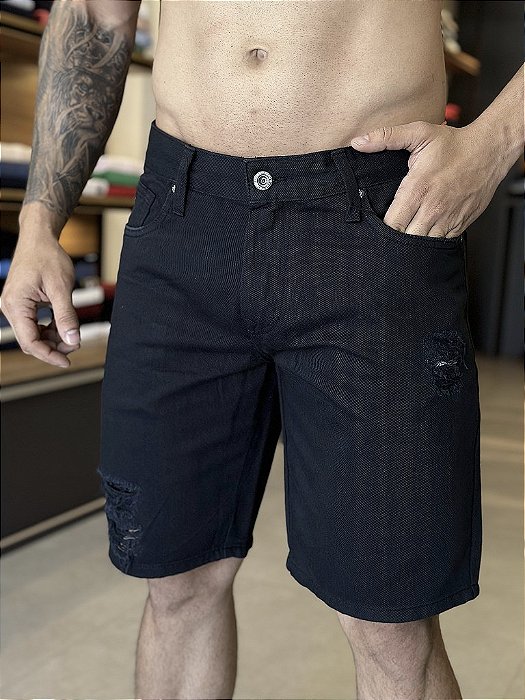 Bermuda Jeans King&Joe Rasgada Original