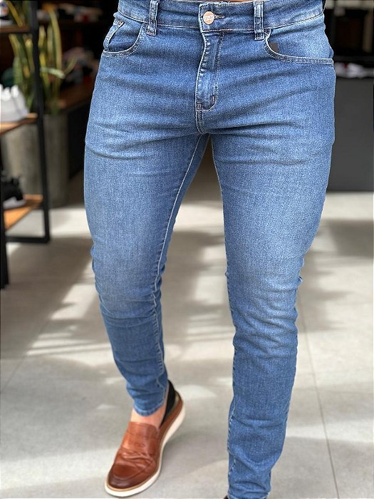 Calça Jeans Zip Off