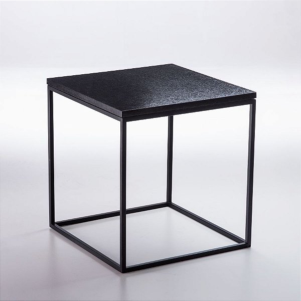 Mesa Cubo Preto - Granito Preto