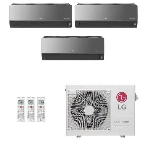 Ar Condicionado Multi-Split LG ArtCool Inverter 30.000 BTU/h (1x 9.000 e 2x 12.000) Quente/Frio 220V