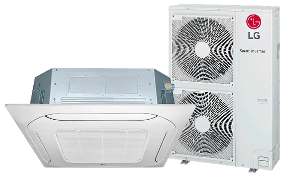 Ar-Condicionado Split Cassete 4 Vias Inverter LG WI-FI Conect 48.000 BTUs Quente/Frio 220V Monofásico