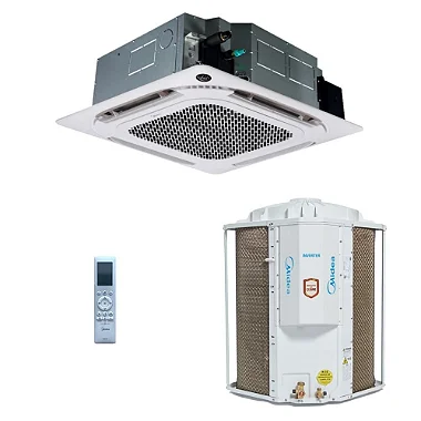 Ar-Condicionado Split Cassete Inverter 4 Vias Midea Connect 60.000 BTUs R-32 Só Frio 220V Monofásico