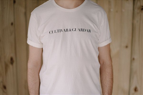Camiseta T-shirt Unissex CULTIVAR & GUARDAR - Branca