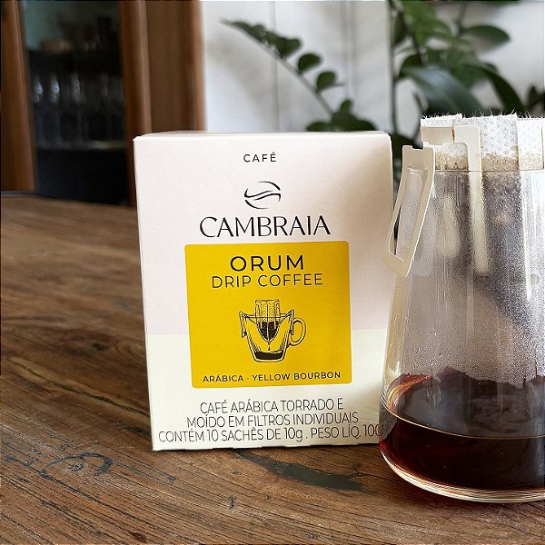 Café Cambraia Orum Drip Coffee - 10 unidades - 10g