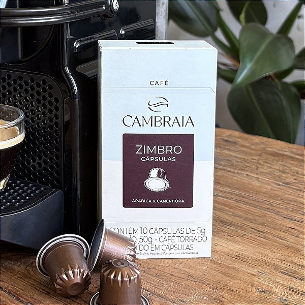 Café Cambraia Zimbro em Cápsulas - 10 unidades - 5g