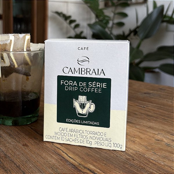 Café Cambraia Fora de Série Drip Coffee - 10 unidades - 10g