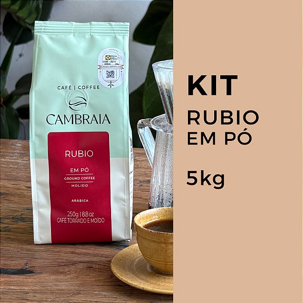 Kit Café Cambraia - Rubio - em pó