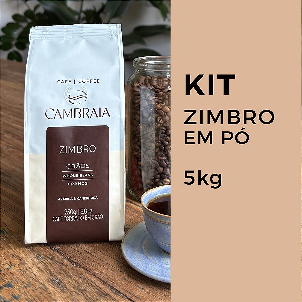 Kit Café Cambraia - Zimbro- em pó
