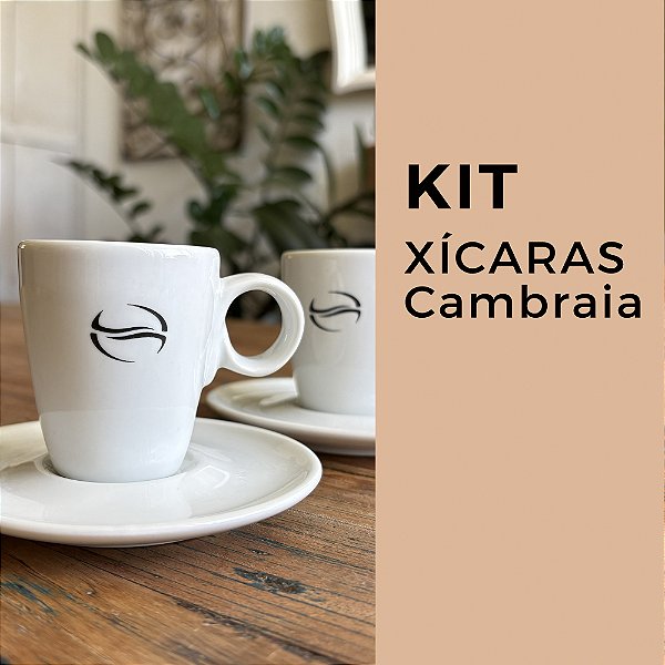 Kit Xícaras Cambraia